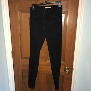 Levi's Black Super High Rise Super Skinny